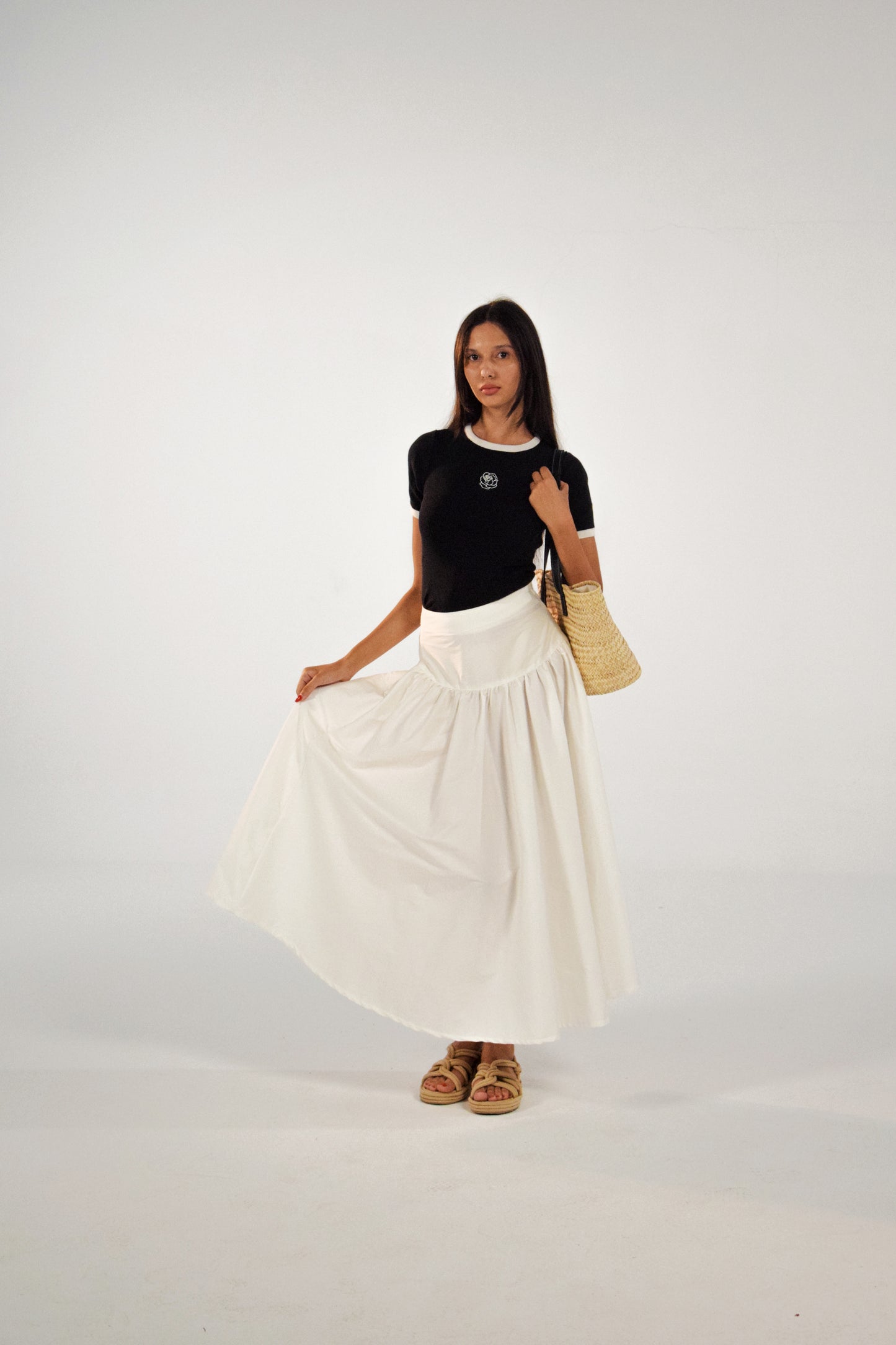 White Maxi Skirt