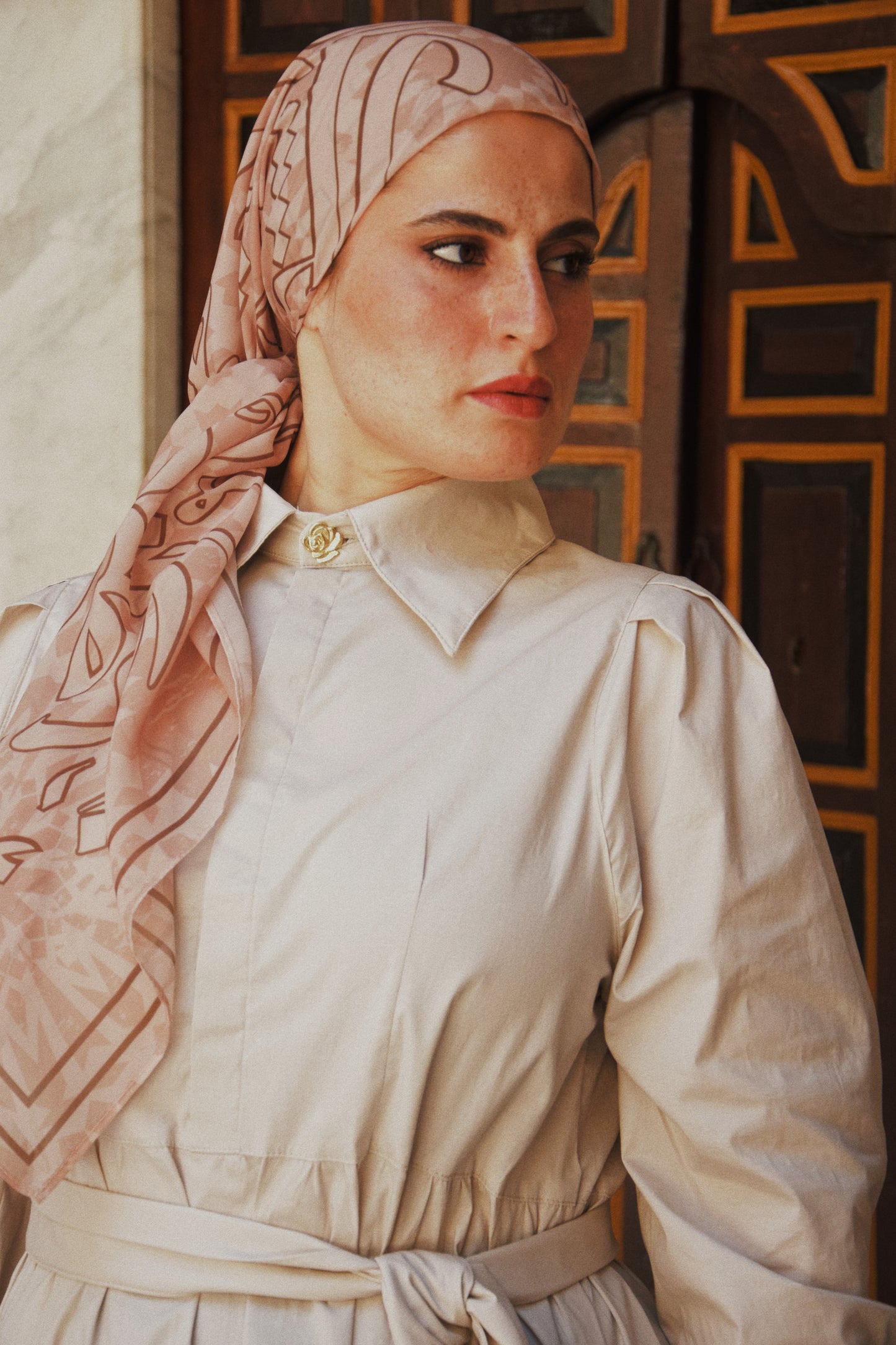 Abyat Scarf (Beige)