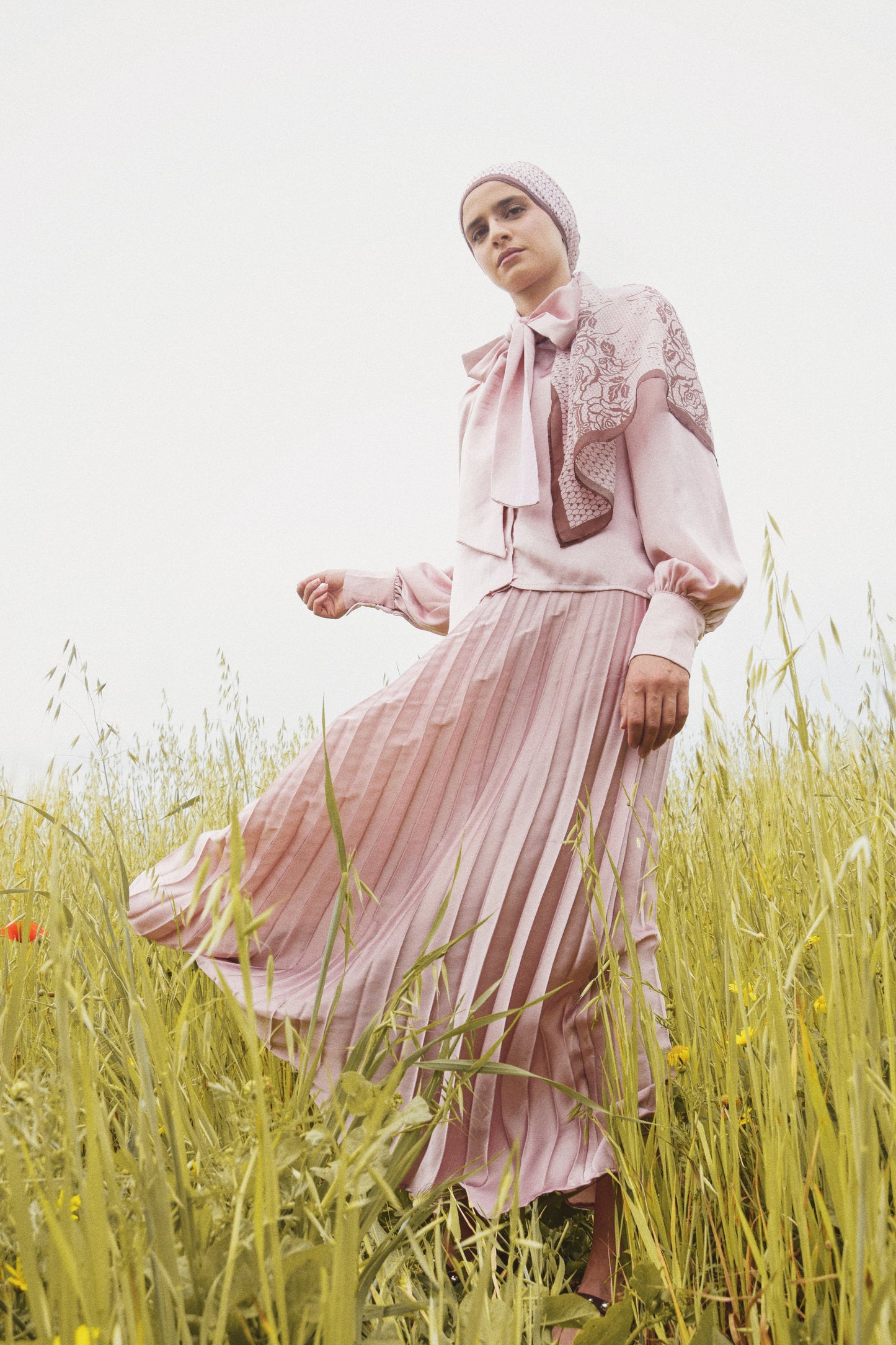 The silky skirt