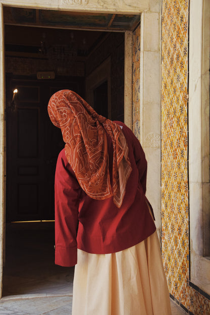 Abyat Scarf (Terracotta)