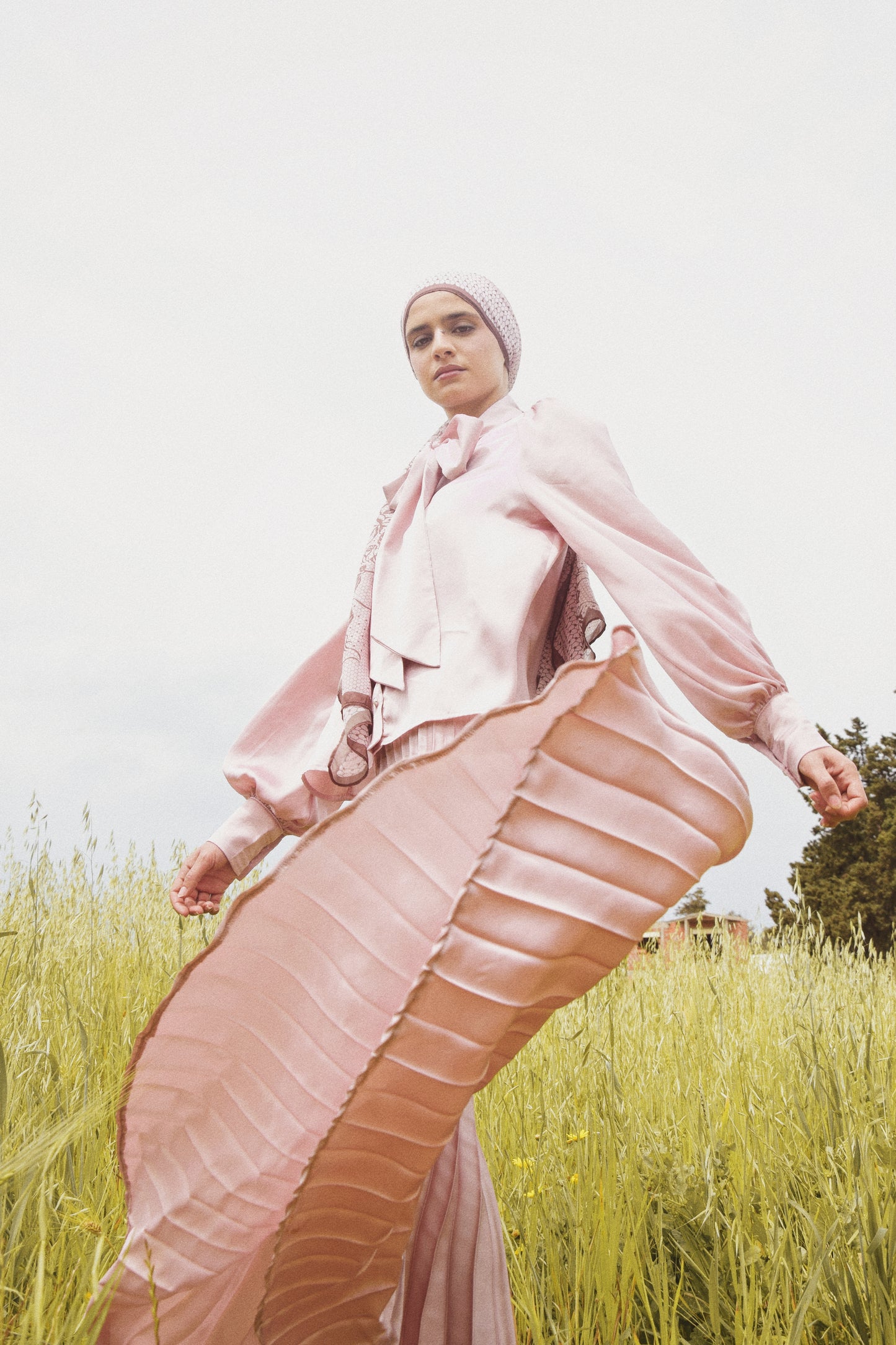 The silky skirt