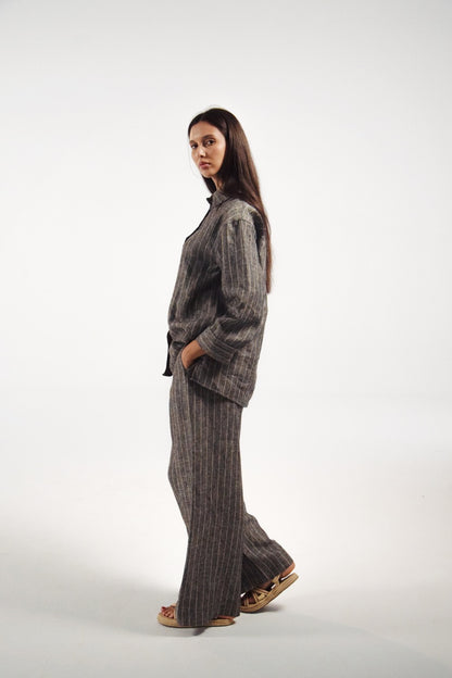 Striped Linen Pants