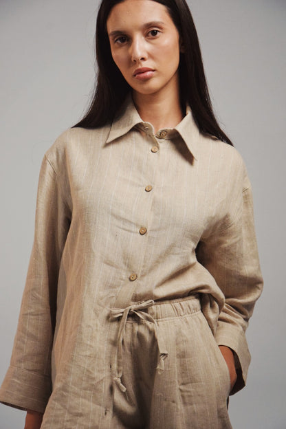 Striped Linen Shirt