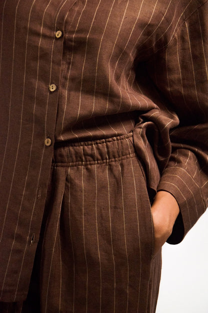 Striped Linen Pants
