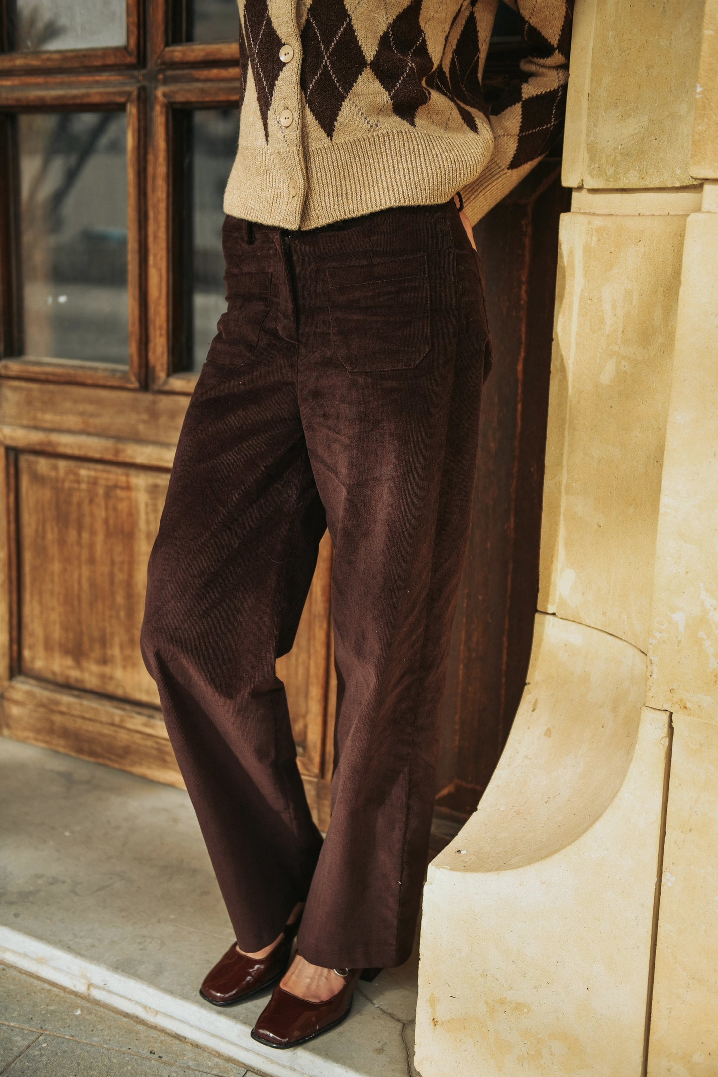 Velvet Brown Pants
