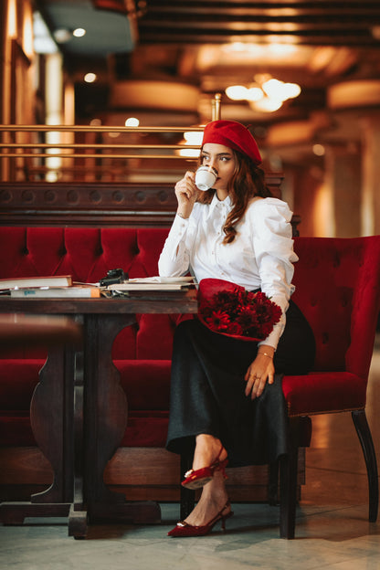 Camélia Pleated Shirt