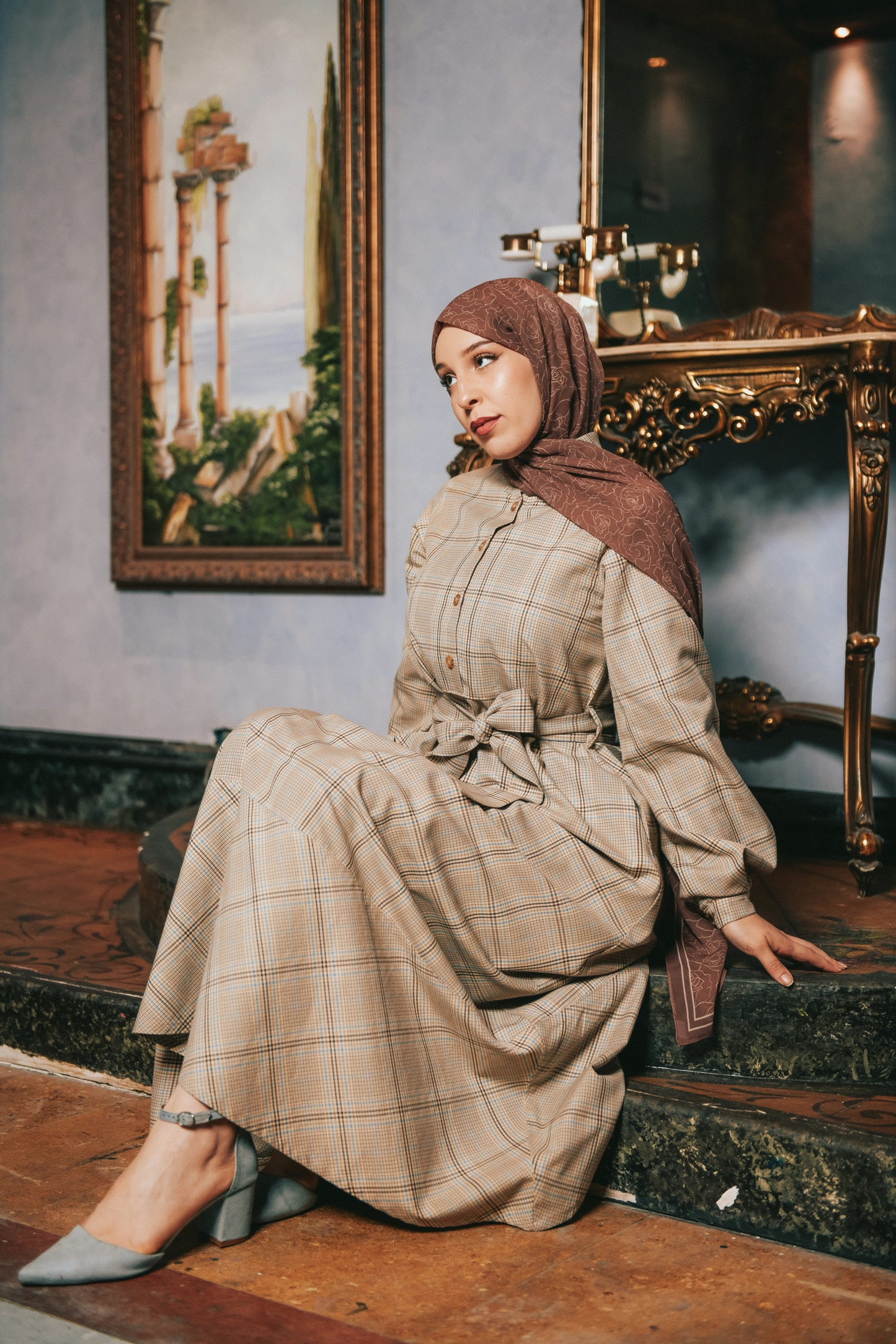 Isabelle Tartan Dress