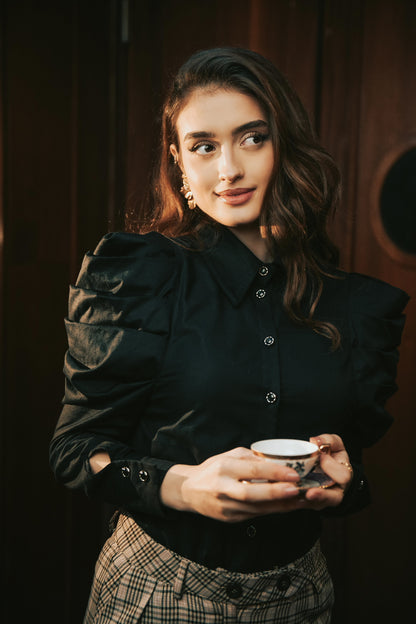 Camélia Pleated Shirt