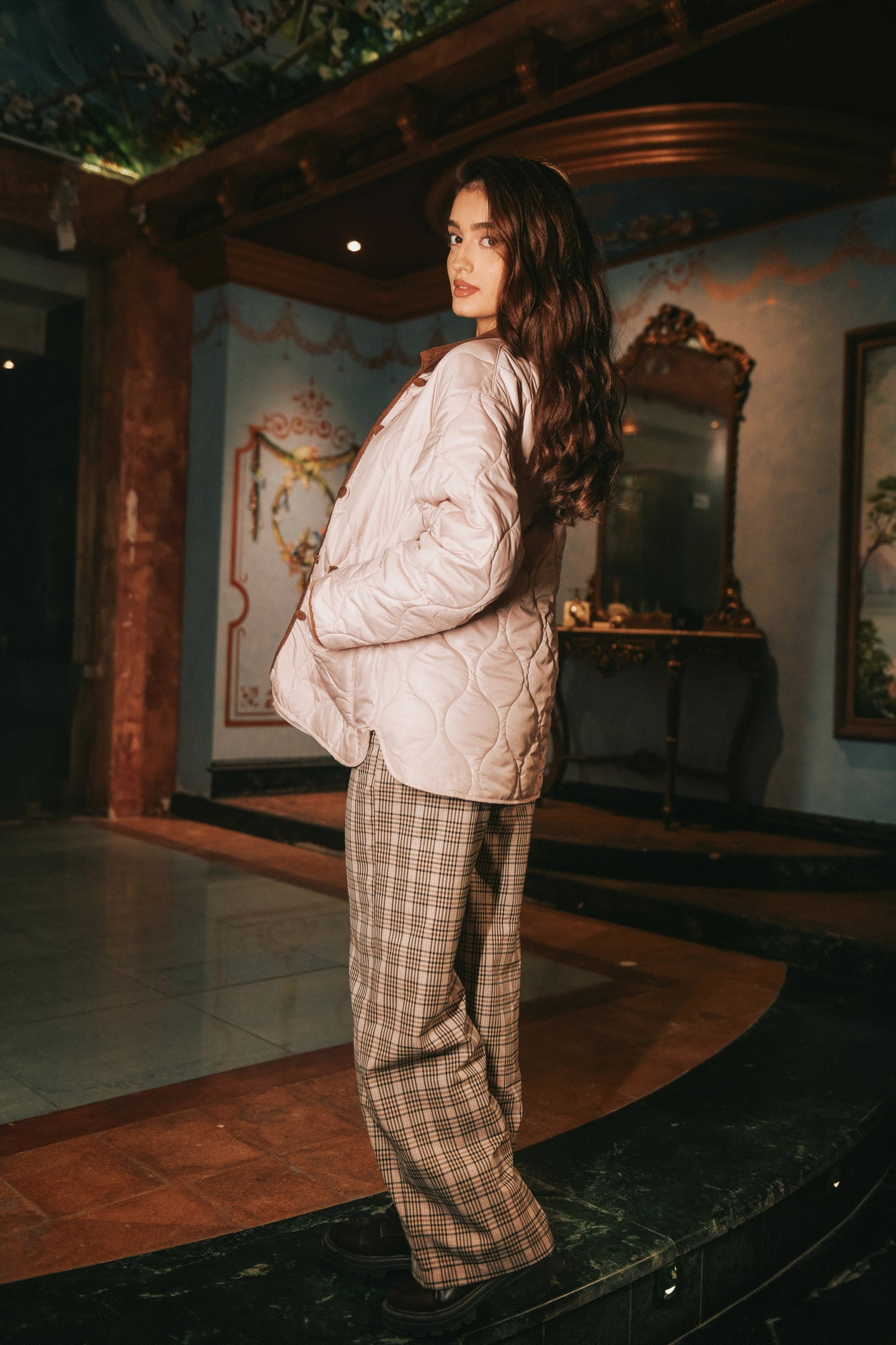 Rosée Velvet Puffer