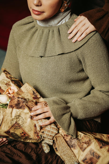 Luna Ruffle Knit Top