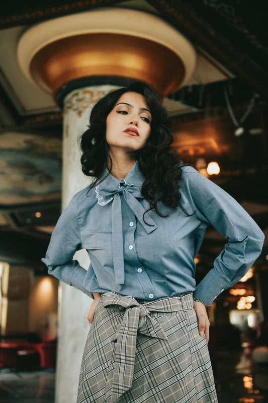 Éliana Lace Collar Shirt