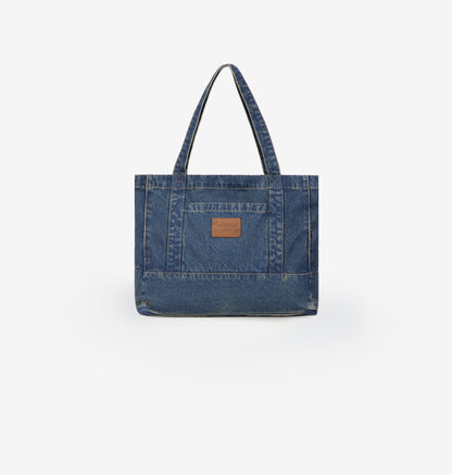 Daily Denim Tote (Dirty Wash)