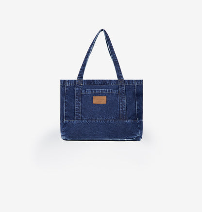Daily Denim Tote (Dark Wash)