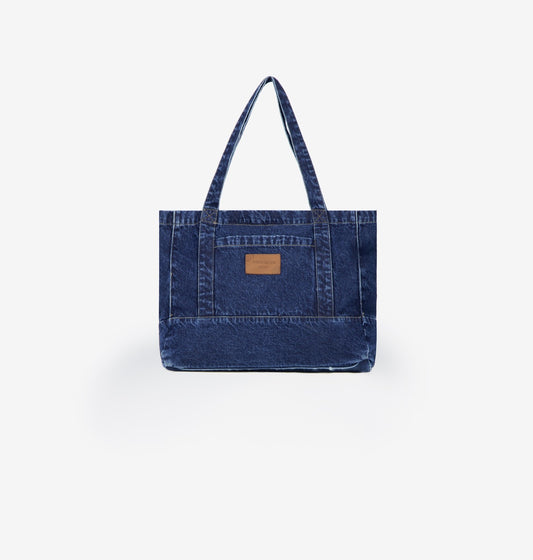 Daily Denim Tote (Dark Wash)