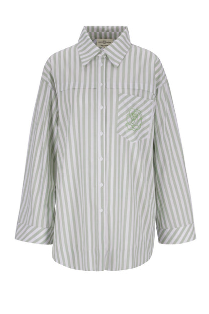 Striped Essential Shirt (Green)