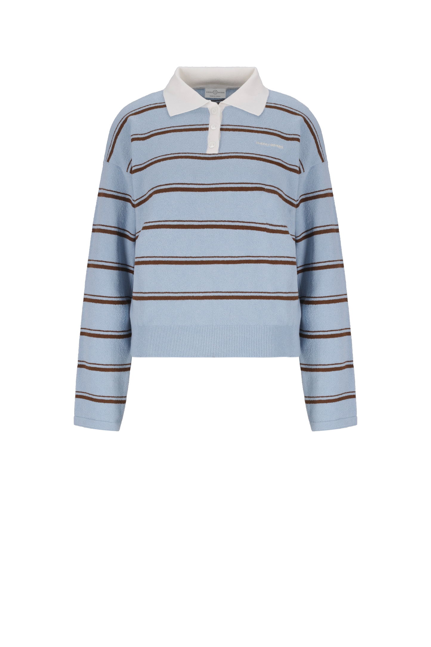 The Soft Stripes Sweatshirt (Blue X Brown)