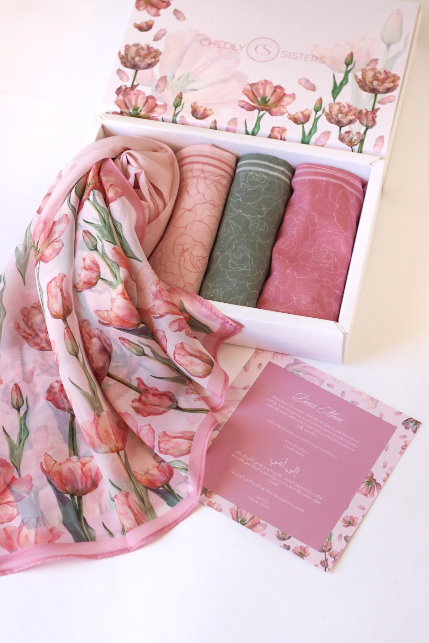 A Tulip For Her Box (Rectangular Scarves)