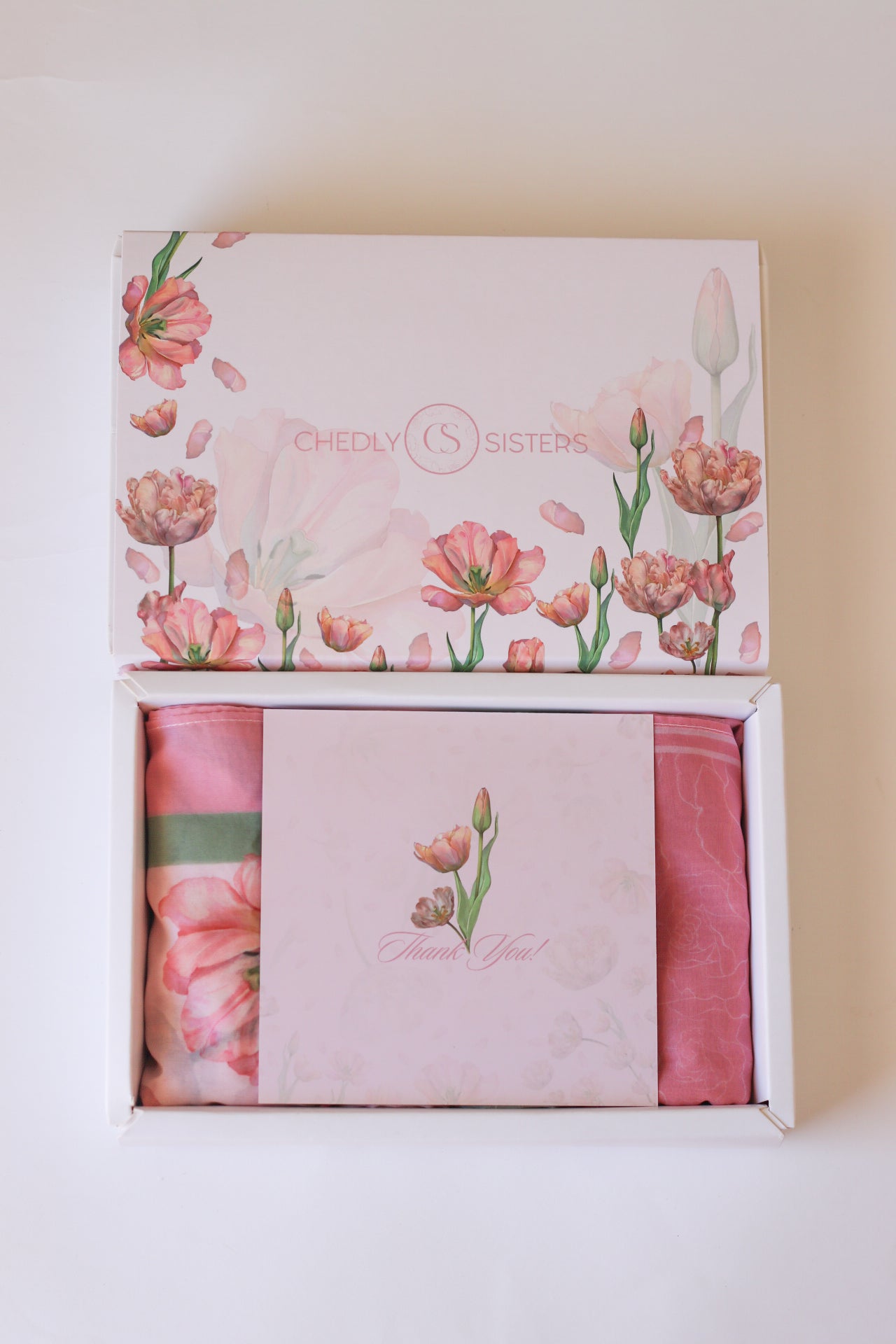 A Tulip For Her Box (Rectangular Scarves)