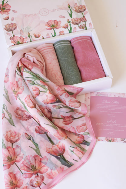 A Tulip For Her Box (Rectangular Scarves)
