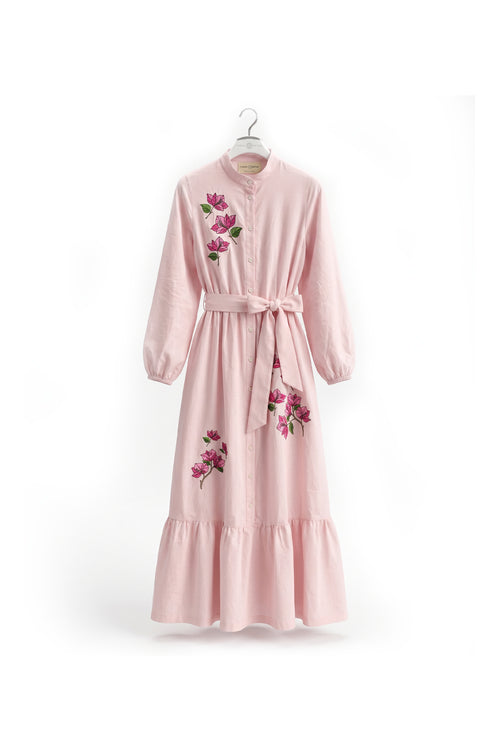 Bougainvillea Field Pink Dress