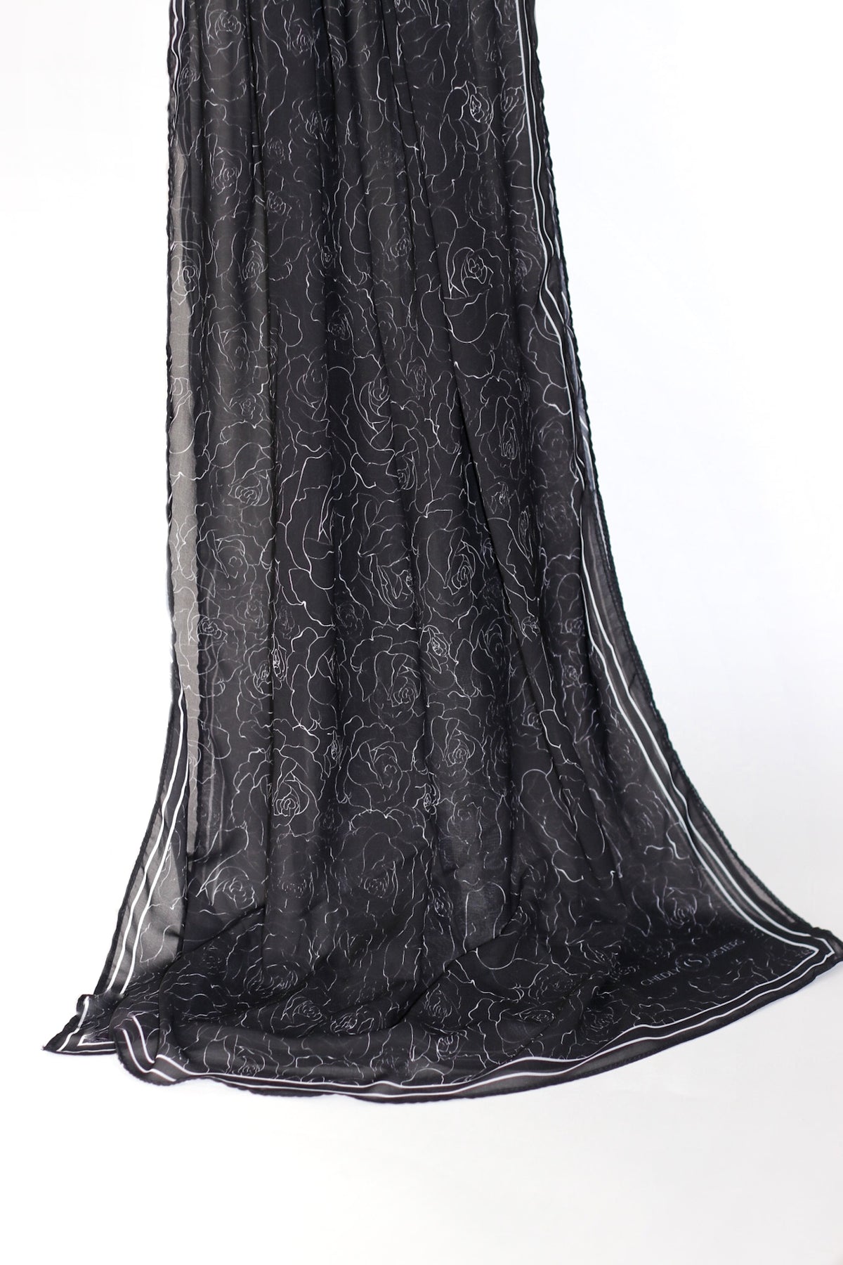 Ready In Black Scarf