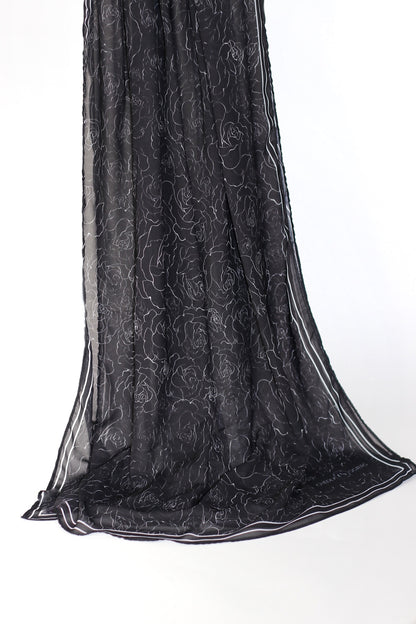Ready In Black Scarf
