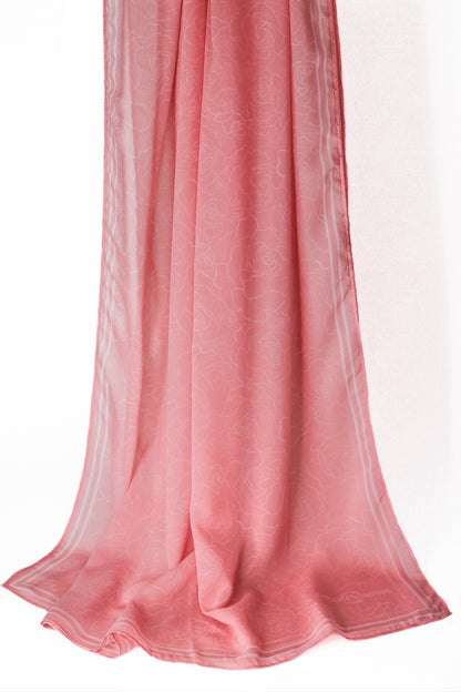 Pink Tulip (Rectangular Scarf)