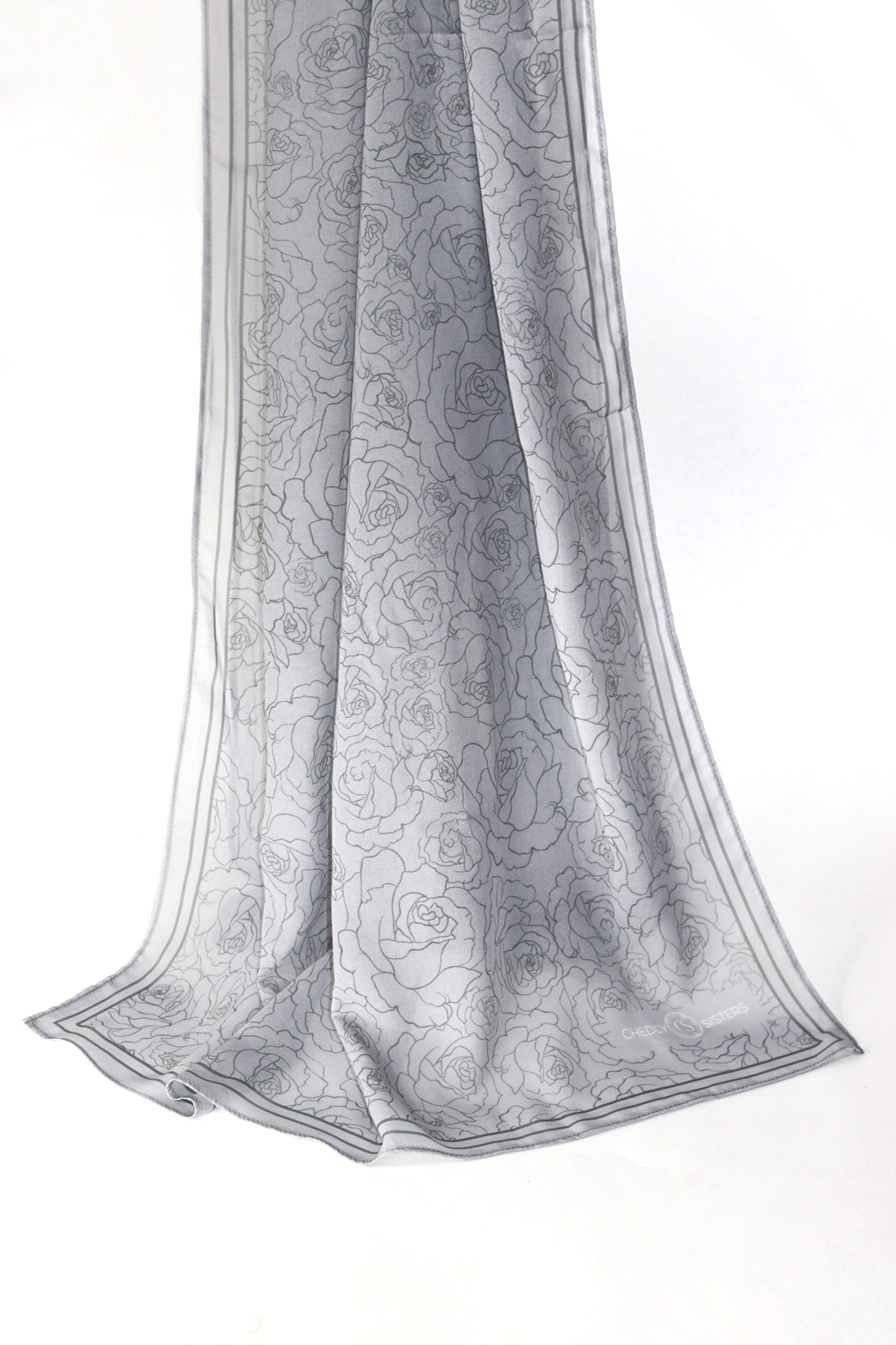 Cloudy Gray Scarf