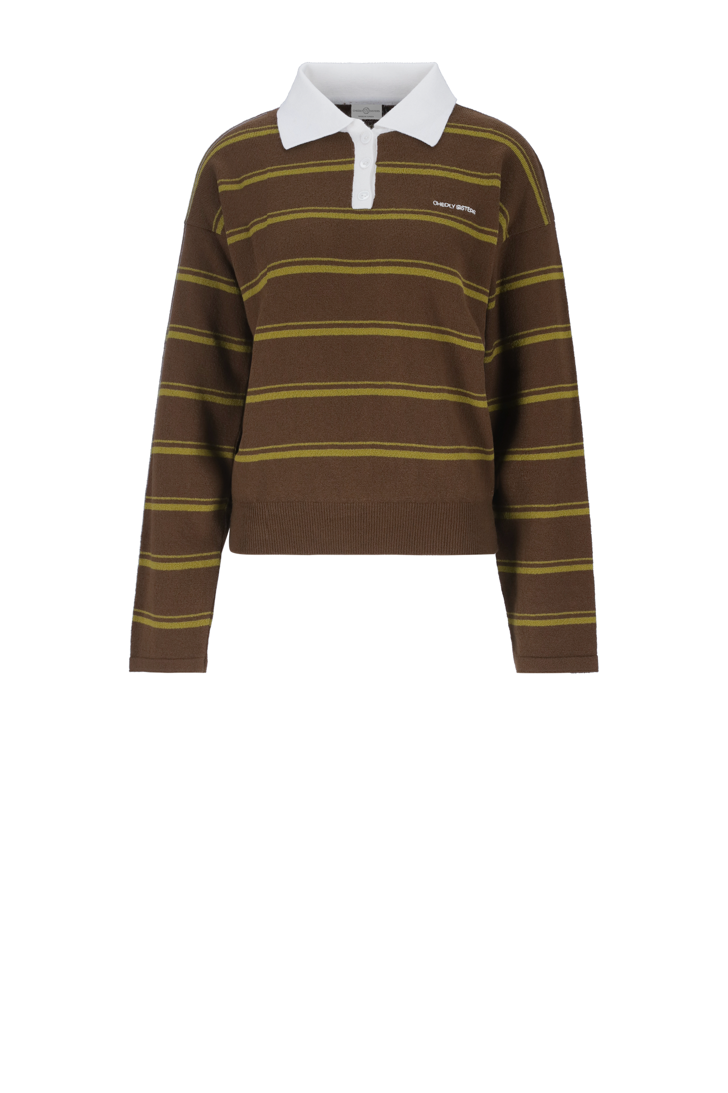 The Soft Stripes Sweatshirt (Brown X Green)