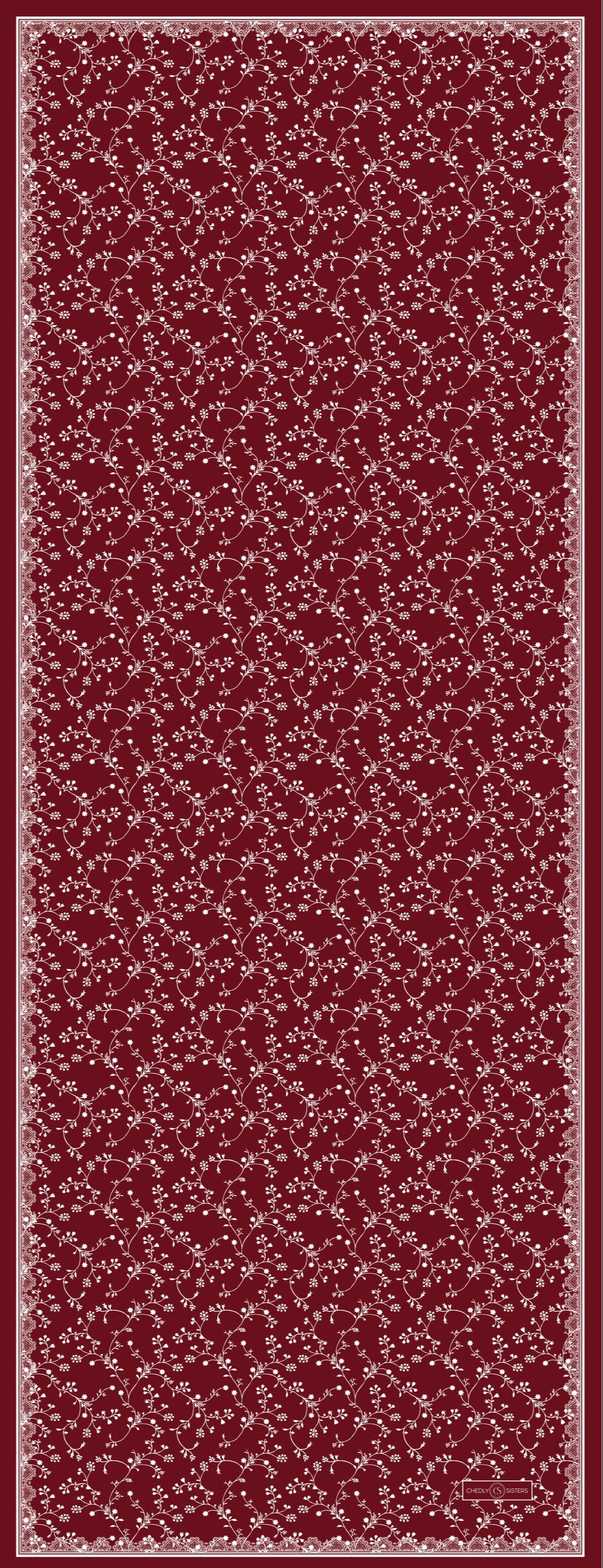 Burgundy Lace Whisper