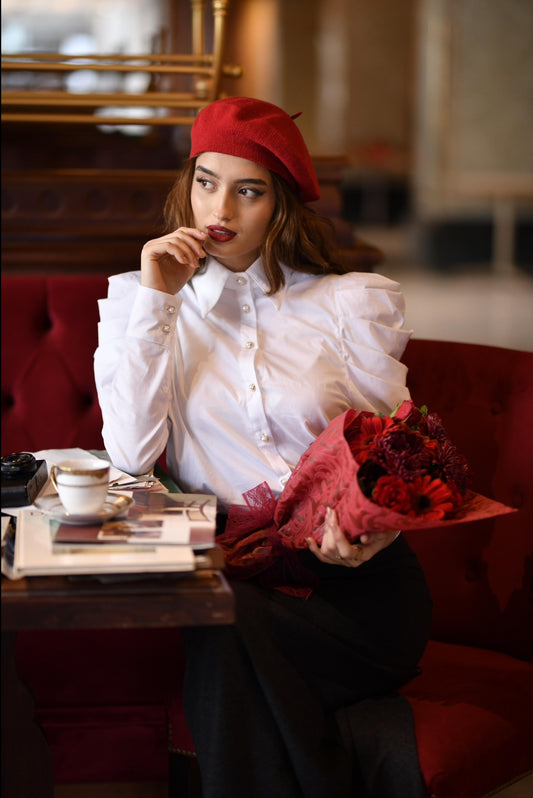 Camélia Pleated Shirt