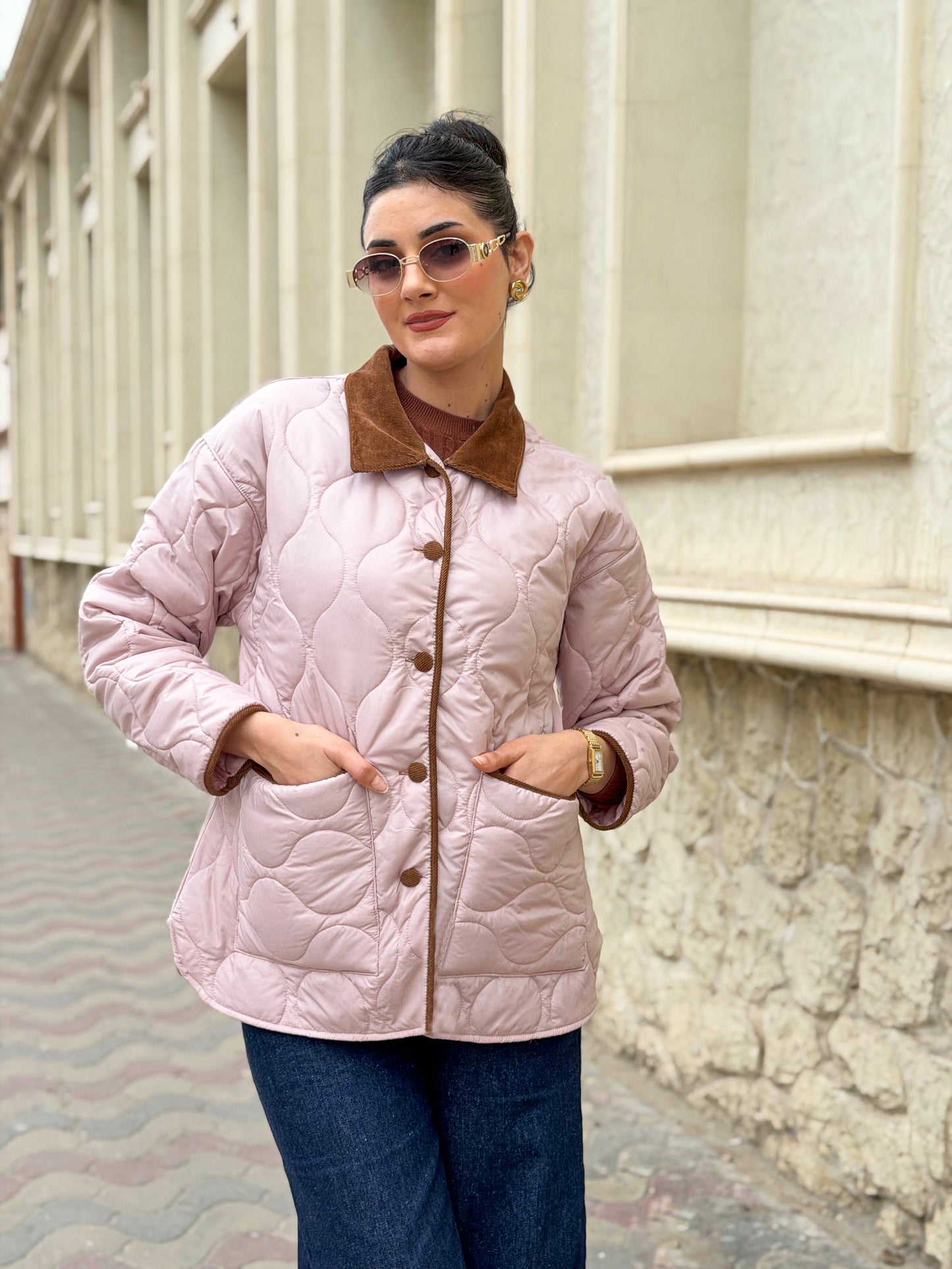 Rosée Velvet Puffer