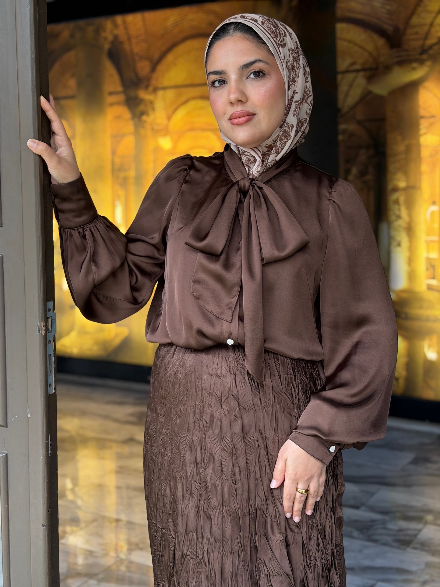 Butterfly Silky Blouse