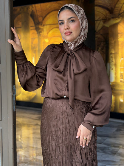 Butterfly Silky Blouse