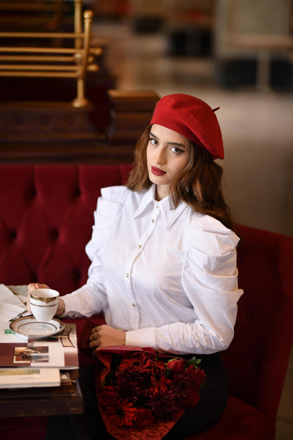 Camélia Pleated Shirt